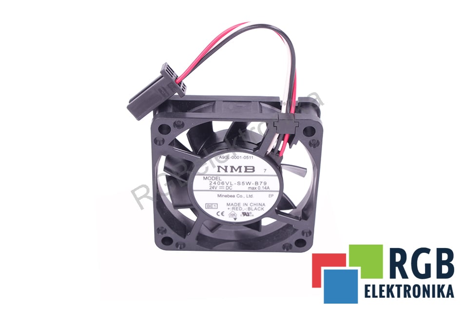 FANUC A90L-0001-0511 2406VL-S5W-B79 VENTILATORE ASSIALE 24V 60 MM 15 MM 60 MM 