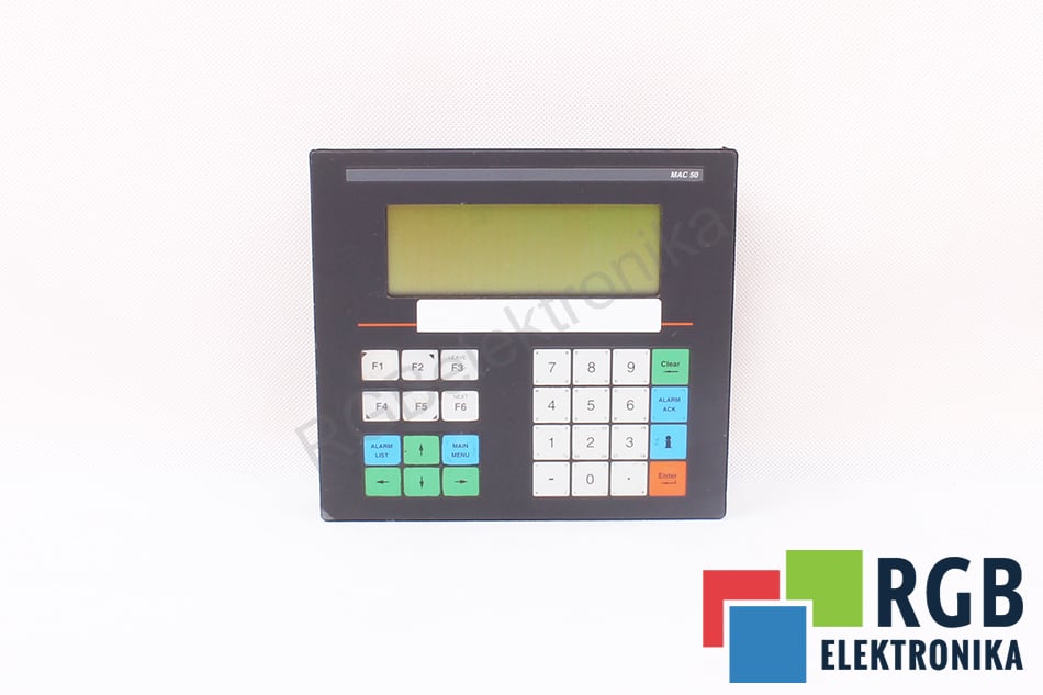 MAC 50/ML MAC50/ML 00920A 24VDC PANEL OPERATORSKI MAC 50 G&L BEIJER ELECTRONICS AB