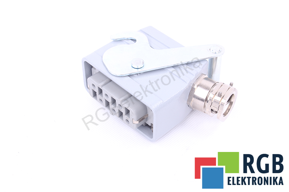 WTYCZKA PŁASKA 6PIN ŻEŃSKA 35A 500V HAN 6HSB-BU HARTING