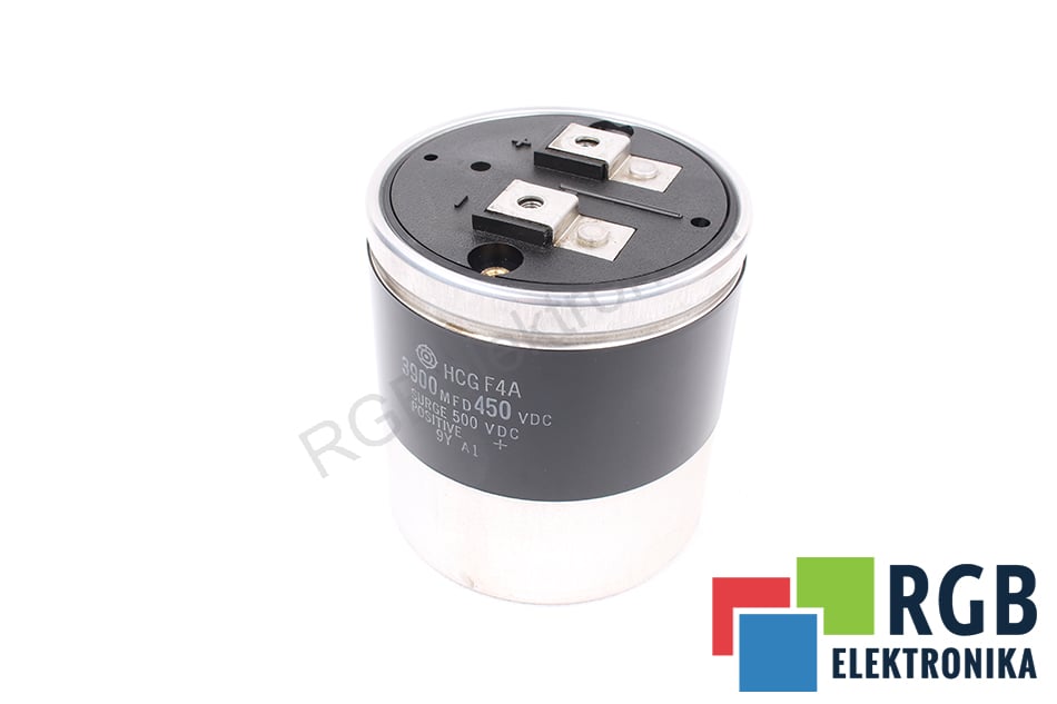 HITACHI 3900MFD 450VDC HCG F4 CAPACITOR 