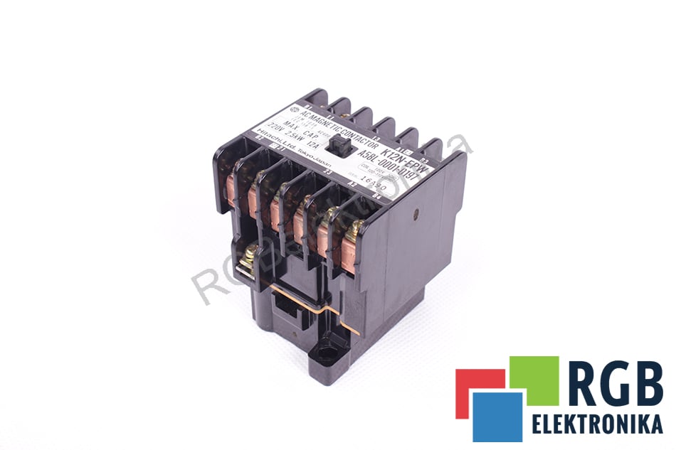 AC MAGNETIC CONTACTOR A58L-0001-0197 K12N-EPW 220V 2.5KW 12A HITACHI