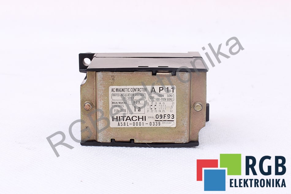 A58L-0001-0339 AC MAGNETIC CONTACTOR AP11 HITACHI