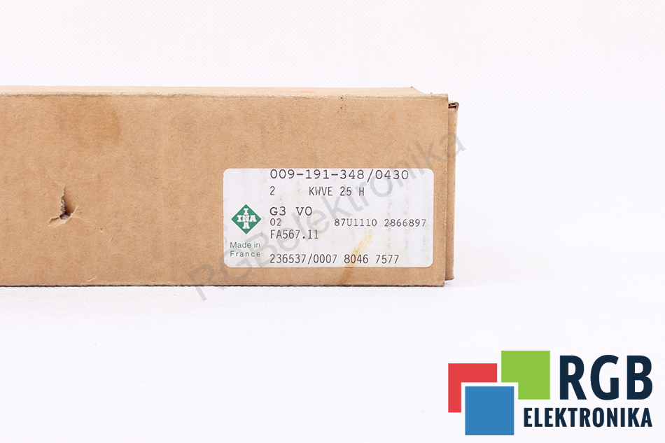 INA 009-191-348/0430 87U11 KWVE 25HG3V0 FA567.11 