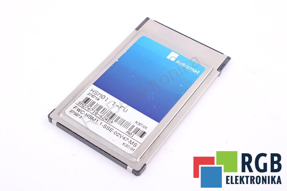 MEMORY CARD DIAX 04 HSM01.1-FW FWC-HSM1.1-SSE-02V47-MS INDRAMAT