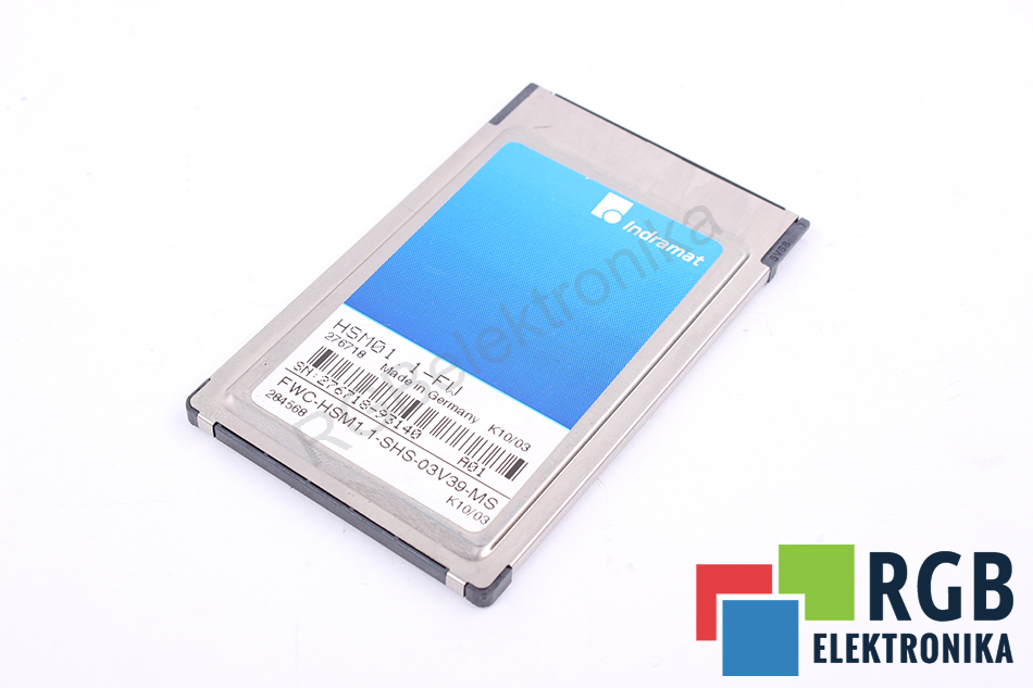 MEMORY CARD DIAX 04 HSM01.1-FW FWC-HSM1.1-SHS-03V39-MS INDRAMAT