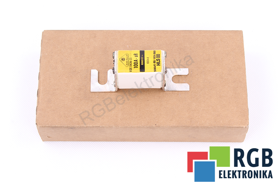 BEZPIECZNIK VDE0636/23 100A-AR 660V 100KA HLS00 S00UF1/80/100A/660V JEAN MULLER