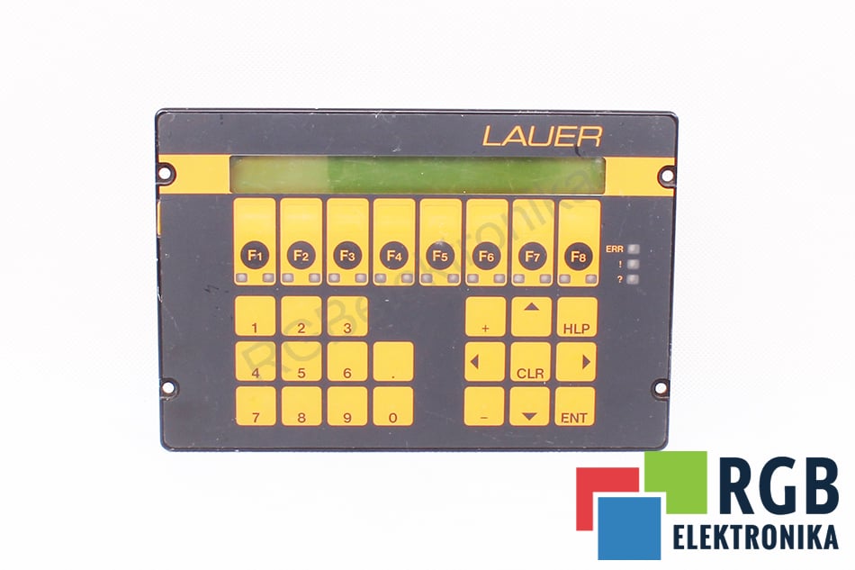 LAUER PCS090 PG090.000.3 040292 OPERATOR PANEL 