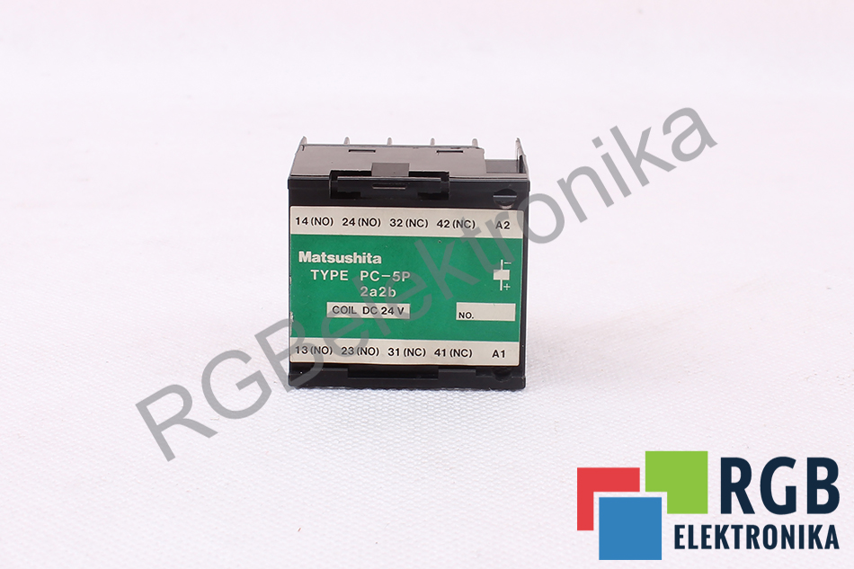 PC-5P 2A2B BMP6502901K COIL 24VDC RELAY MATSUSHITA