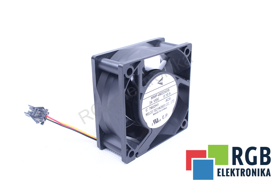 NOWY WENTYLATOR MMF-06D24DS-ACA 60X60X25MM 24VDC 0.1A MELCO TECHNOREX