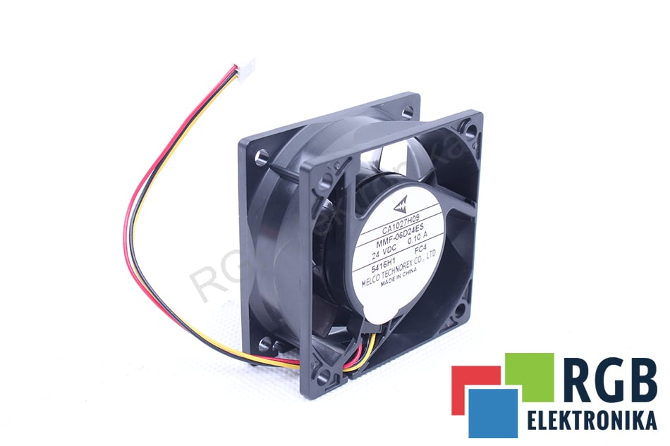 NOWY WENTYLATOR MMF-06D24ES-FC4 60X60X25MM 24VDC 0.1A MELCO TECHNOREX