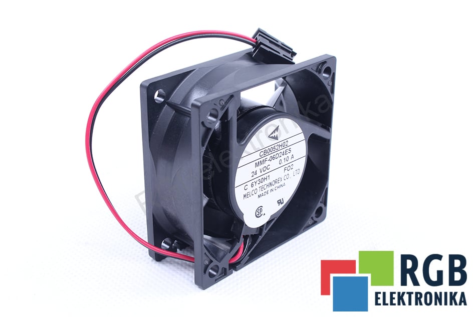 NOWY WENTYLATOR MMF-06D24ES-FO2 60X60X25MM 24VDC 0.1A MELCO TECHNOREX