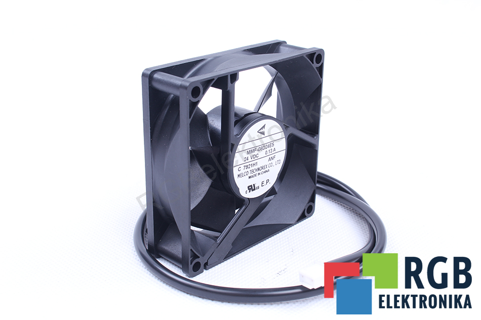 NOWY WENTYLATOR MMF-08D24ES-ANF 80X80X25X 24VDC 0.13A MELCO TECHNOREX
