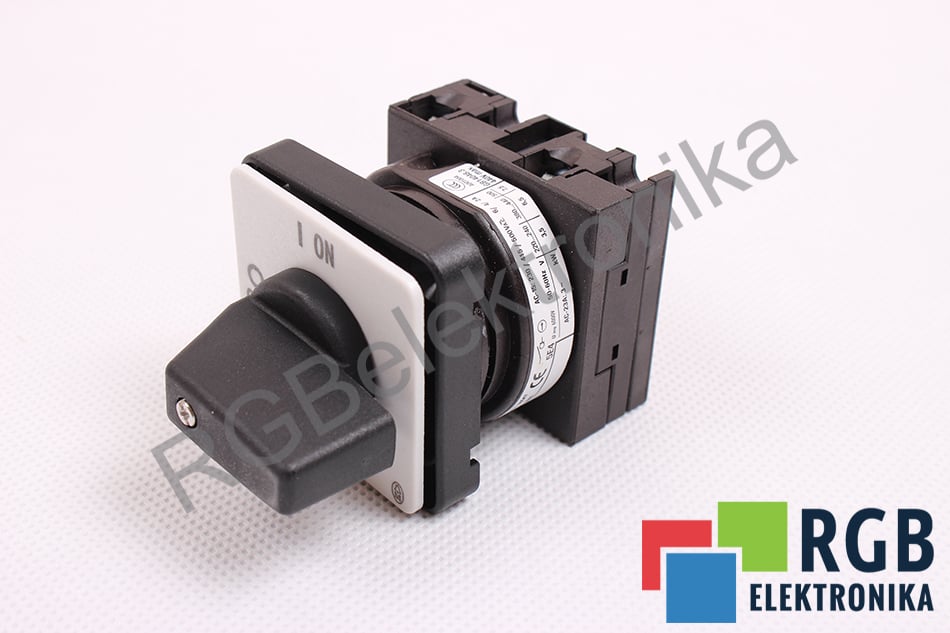 NOWY T0-1-102/E ART.NO. 088709 400/415VAC ON-OFF-SWITCH MOELLER