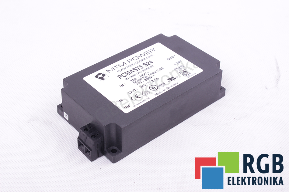 ZASILACZ PCMAS75 S24 24V 3A 50/60HZ MTM POWER