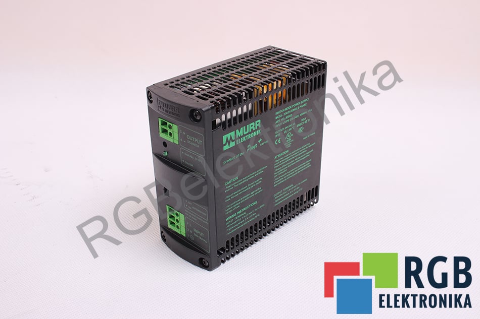 MCS5 230/24 85083 OUT 24VDC 5A SWITCH MODE POWER SUPPLY MURR ELEKTRONIK
