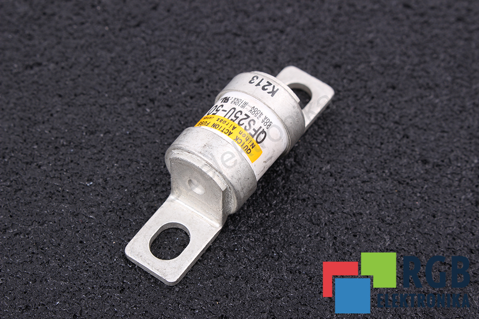 BEZPIECZNIK QUICK ACTION FUSE 50A QFS25U-50 250VAC 400VDC NIHON AIRPAX