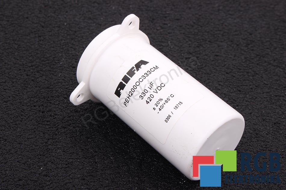 KONDENSATOR PEH200OC333CM 330UF 420VDC RIFA