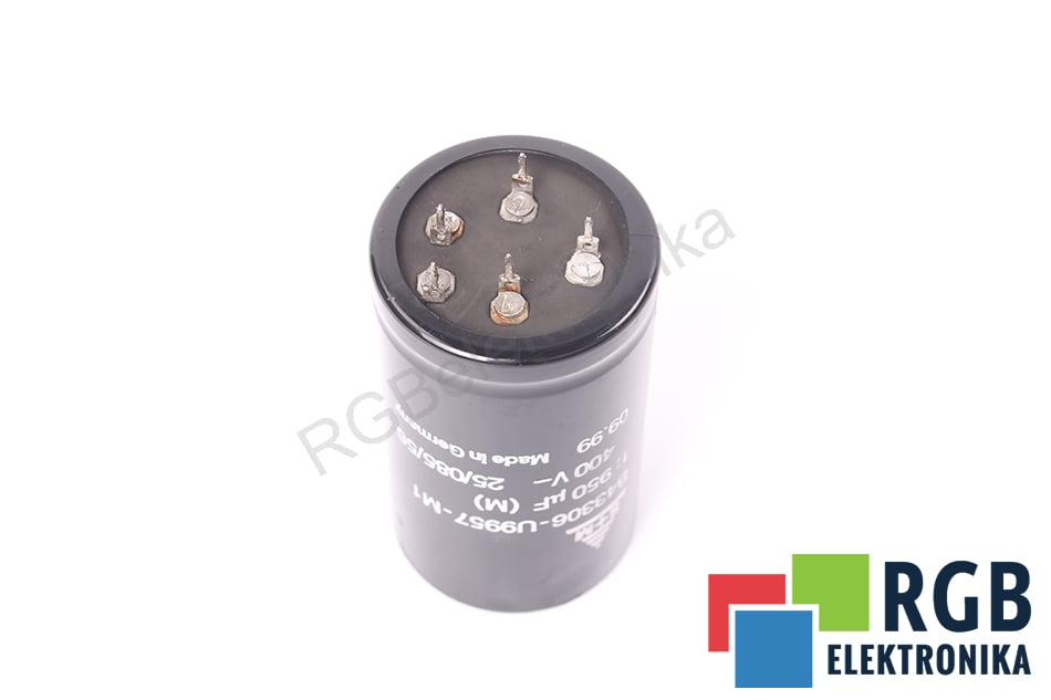 KONDENSATOR B43306-U9957-M1 950UF 400VDC 25/085/56 S+M