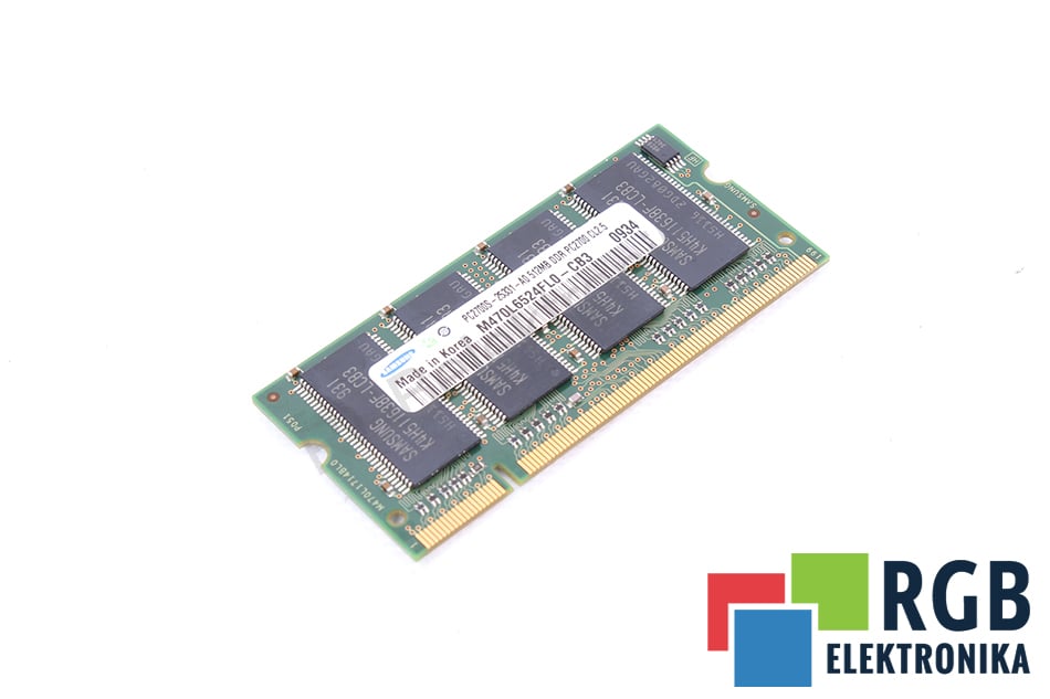 PAMIĘĆ RAM 512MB PC2700S-25331-A0 M470L6524FL0-CB3 DDR PC2700 CL2.5 SAMSUNG