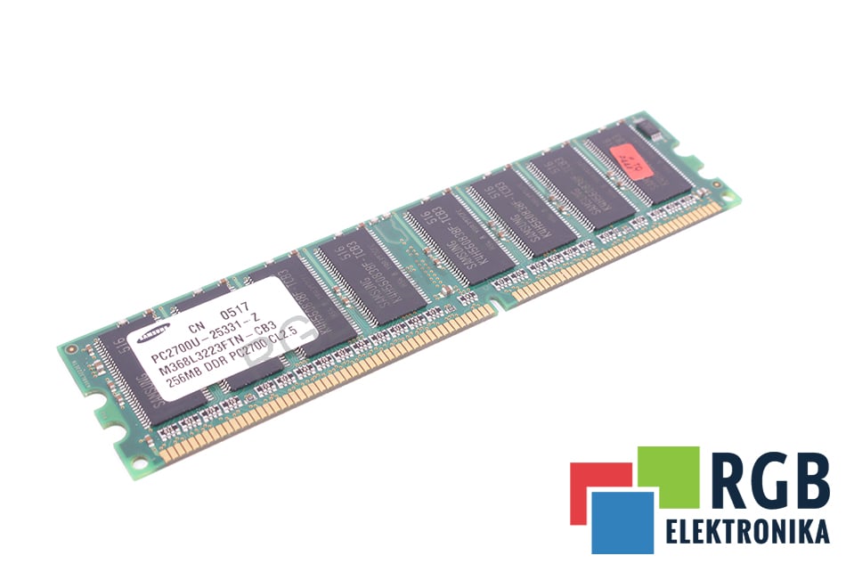 RAM MEMORY PC2700U-25331-Z M368L3223FTN-CB3 256MB DDR PC2700 SAMSUNG