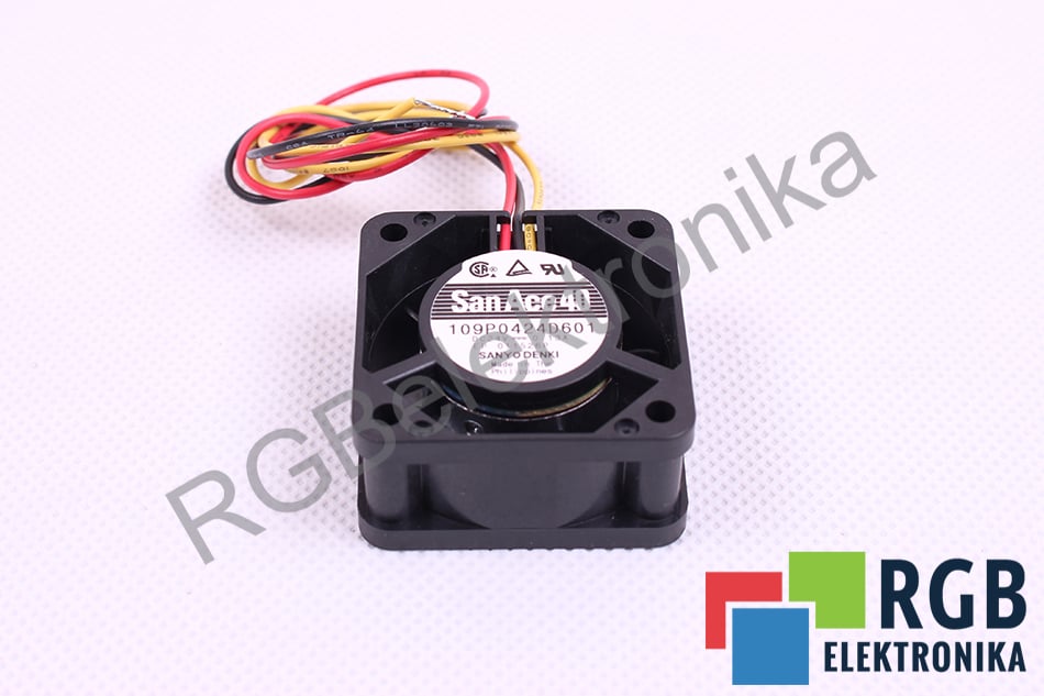 NOWY 109P0424D601 24VDC 0.13A 40X40X20MM SANACE40 WENTYLATOR SANYO DENKI