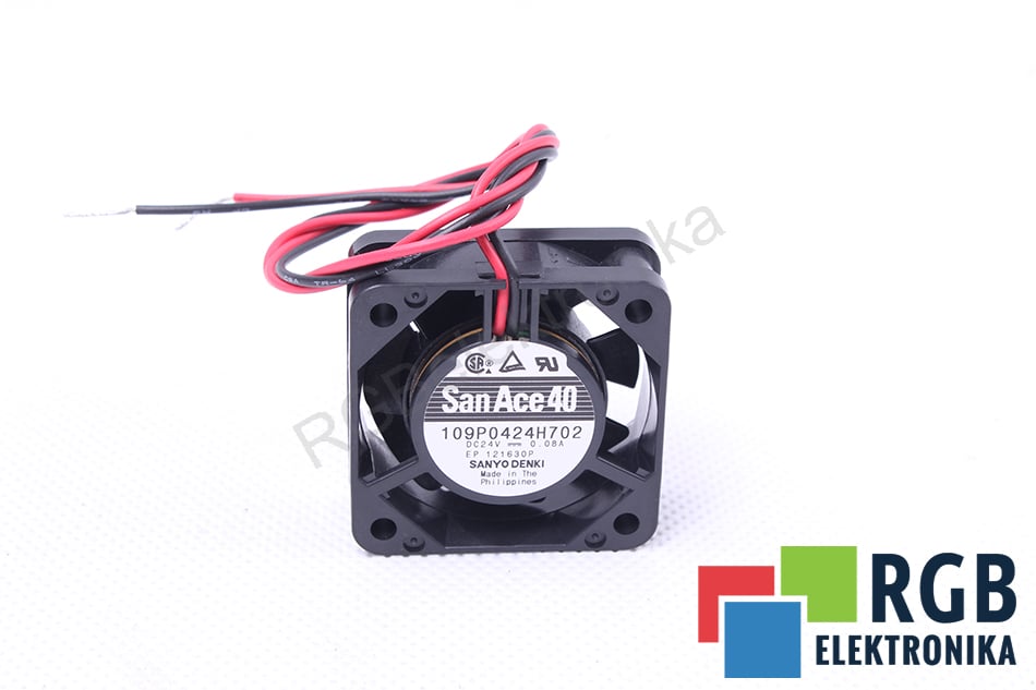 NOWY WENTYLATOR SAN ACE 40 109P0424H702 40X40X15 24VDC 0.08A SANYO DENKI