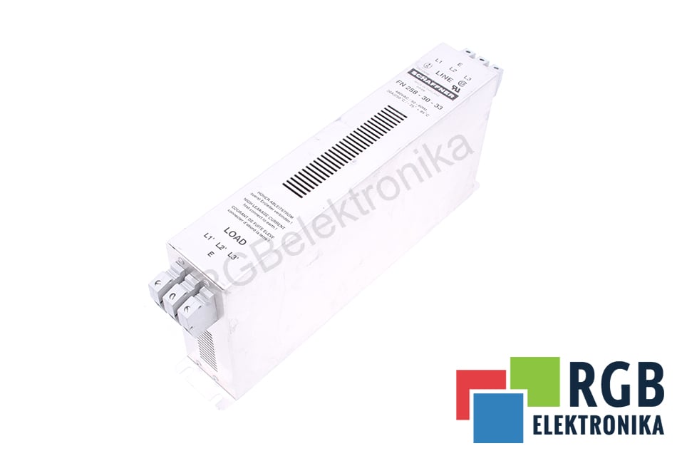 FILTR FN258-30-33 480VAC 30A 50/60HZ SCHAFFNER