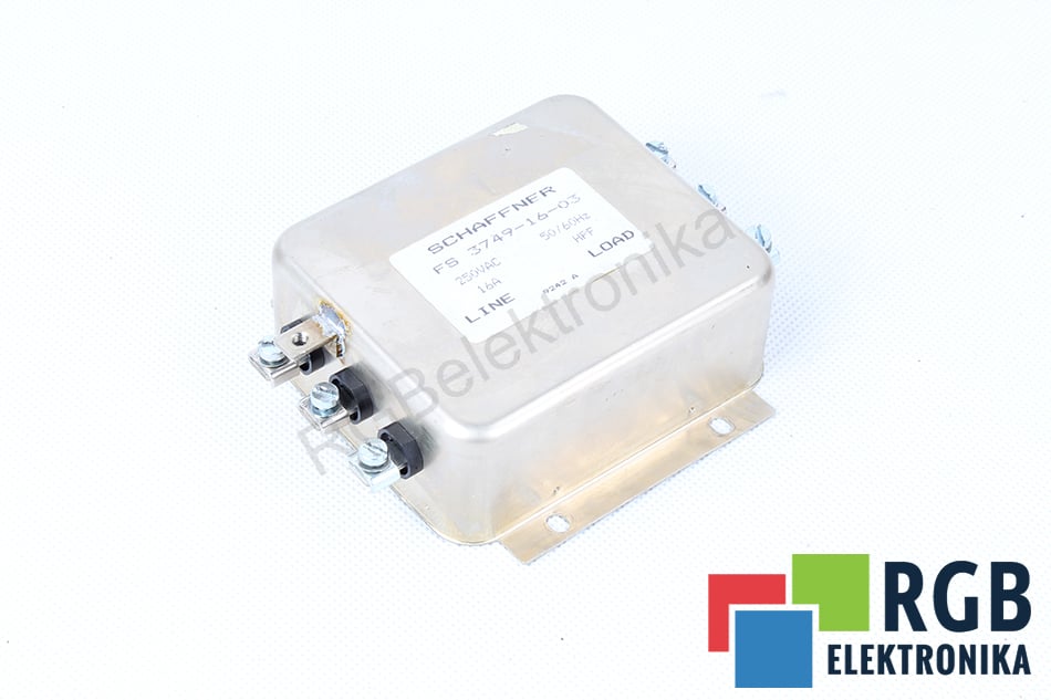 FILTER FS3749-16-03 250VAC 16A SCHAFFNER