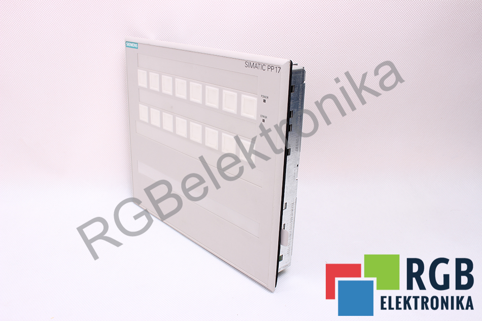 6AV3688-3CD13-0AX0 24VDC PUSH BUTTON PANEL PP17-I SIEMENS