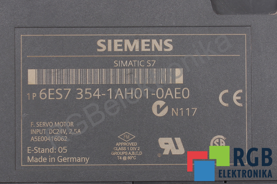 SIEMENS 6ES7354-1AH01-0AE0 | RGB Automatyka industrial automation