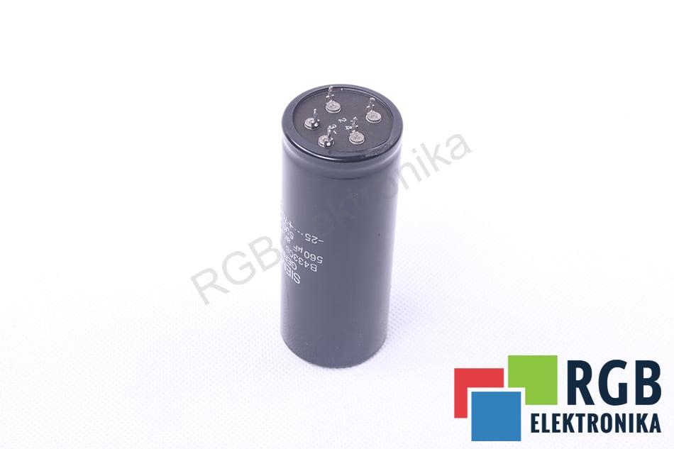 KONDENSATOR B43306-U6567-M1 560UF 500VDC SIEMENS