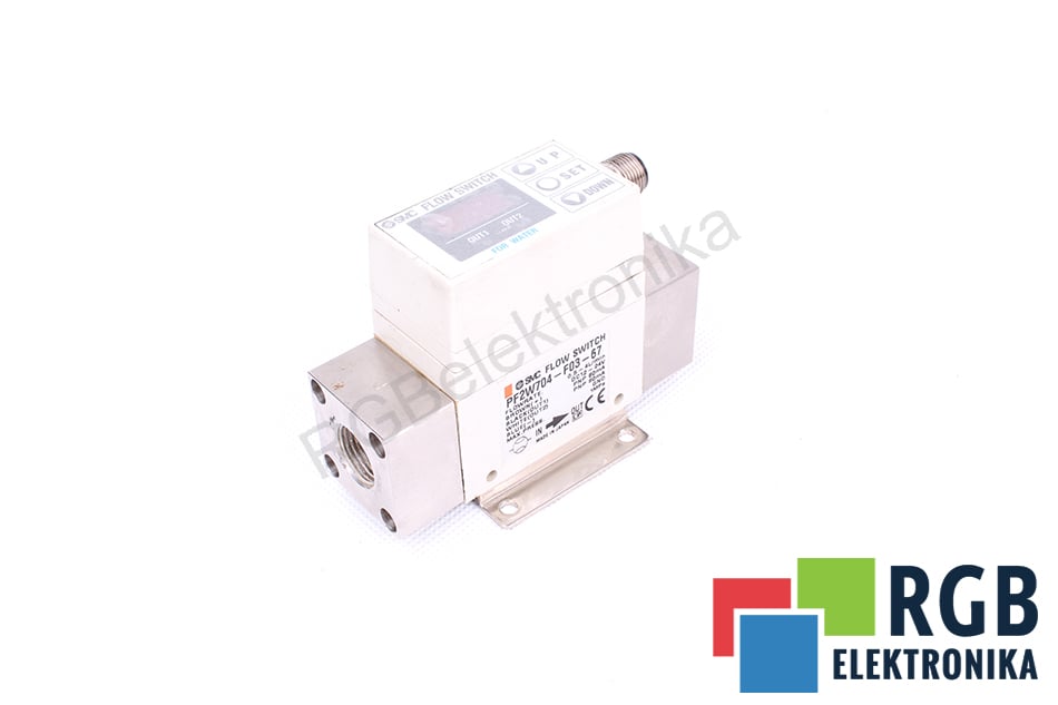 PRZEŁĄCZNIK PRZEPŁYWOWY PF2W704-F03-67 12-24VDC 0.5-4L/MIN 1MPA SMC