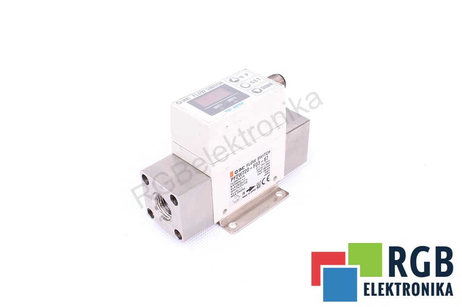 PRZEŁĄCZNIK PRZEPŁYWOWY PF2W720-F03-67 12-24VDC 2-16L/MIN 1MPA SMC