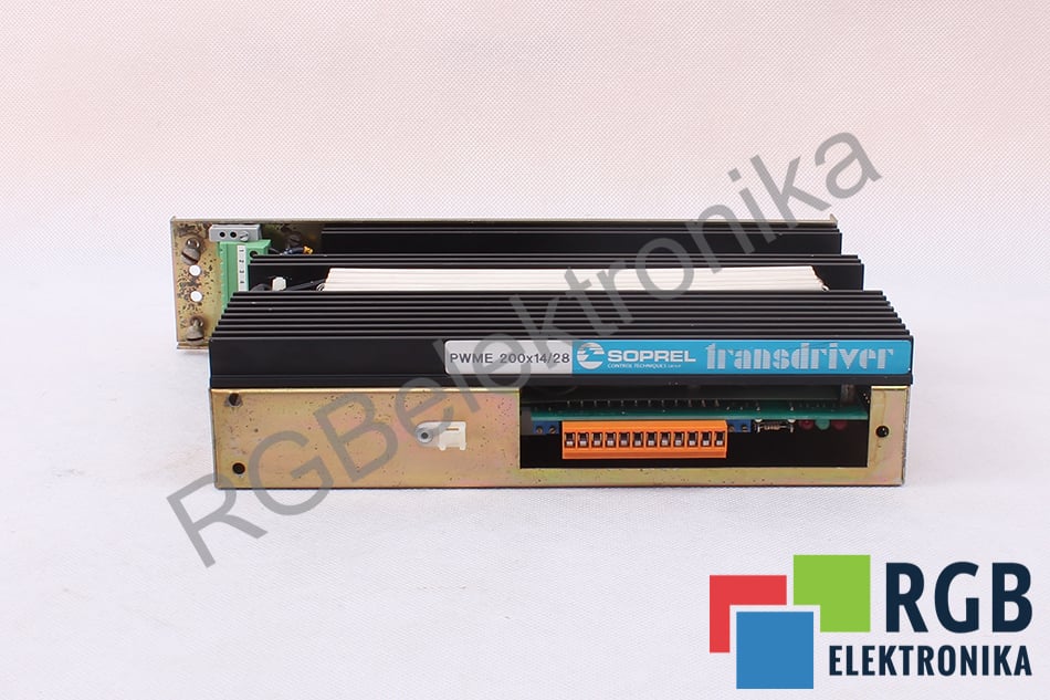 PWME 200X14/28 TRANSDRIVER DC SERVO DRIVE SOPREL