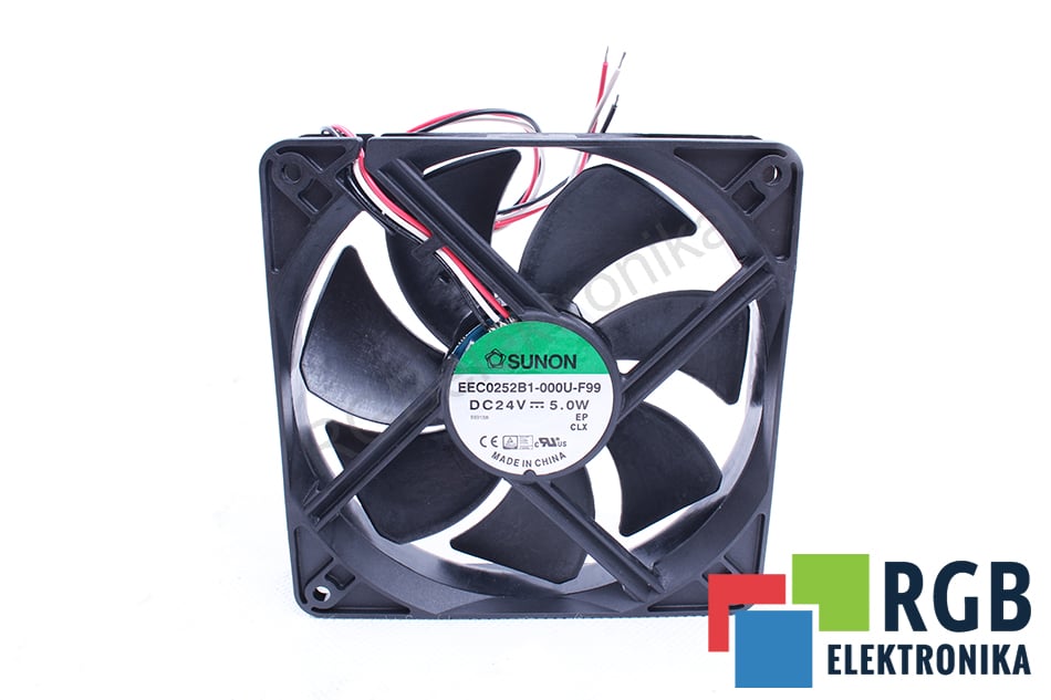 NOWY WENTYLATOR EEC025B1-000U-F99 120X120X25MM 5W 24VDC SUNON