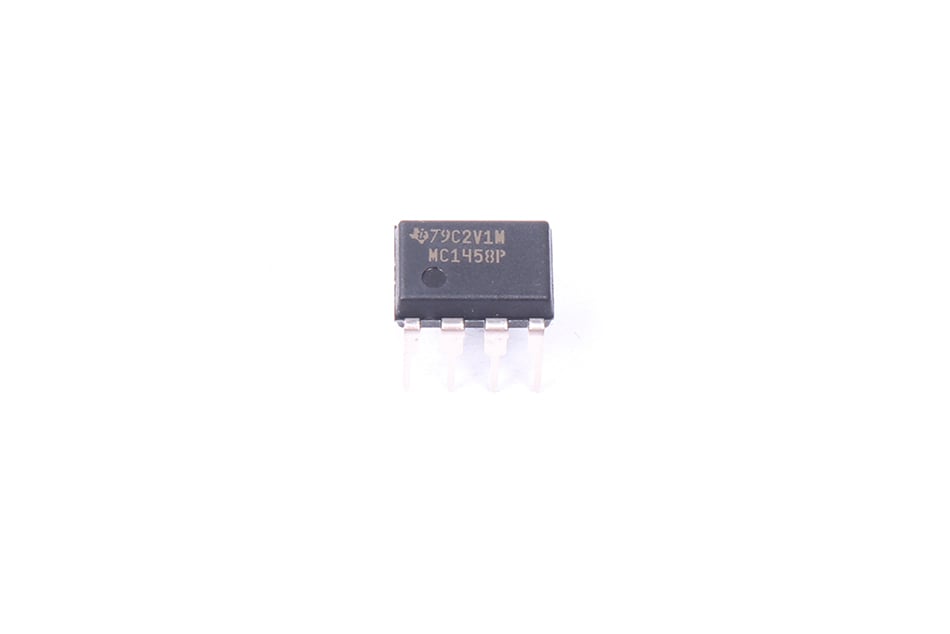 NEW DUAL GENERAL-PURPOSE OPERATIONAL AMPLIFIER MC1458P DIP8 THT TEXAS INSTRUMENTS