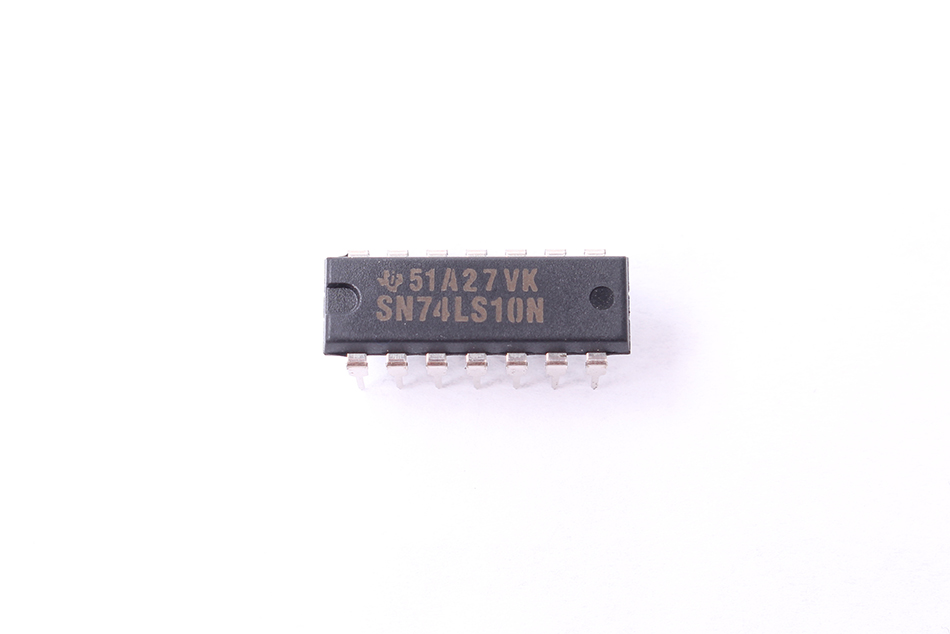 NEW TRIPLE 3-INPUT POSITIVE-NAND GATE SN74LS10N DIP14 THT TEXAS INSTRUMENTS