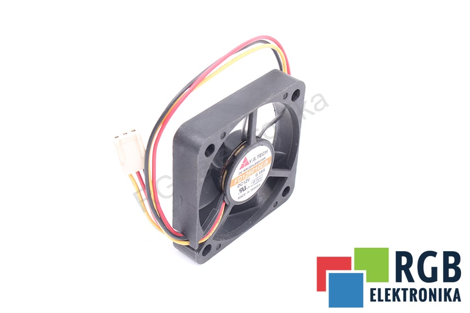 Y.S.TECH FD125010EB VENTILATORE ASSIALE 12V 0.18A 50 MM 10 MM 50 MM 