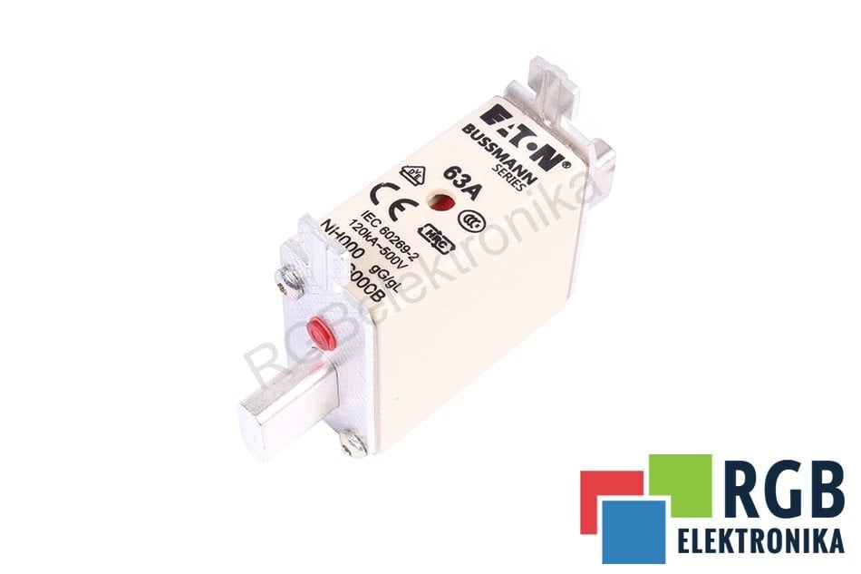EATON 63NHG000B 63A 500V NH000 BEZPIECZNIK