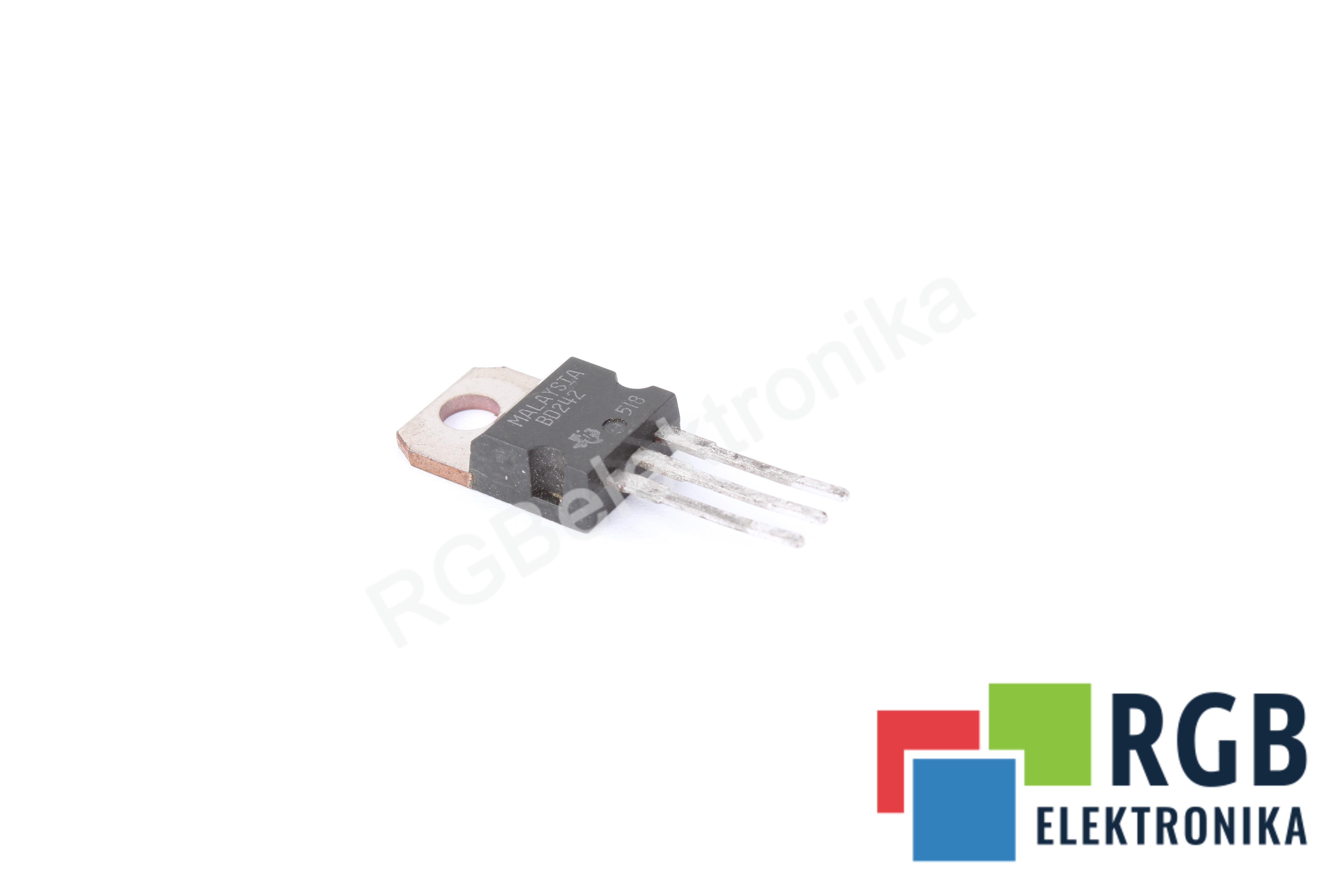 PNP EPITAXIAL SILICON TRANSISTOR BD242 45V 3A TO-220 THT TEXAS INSTRUMENTS