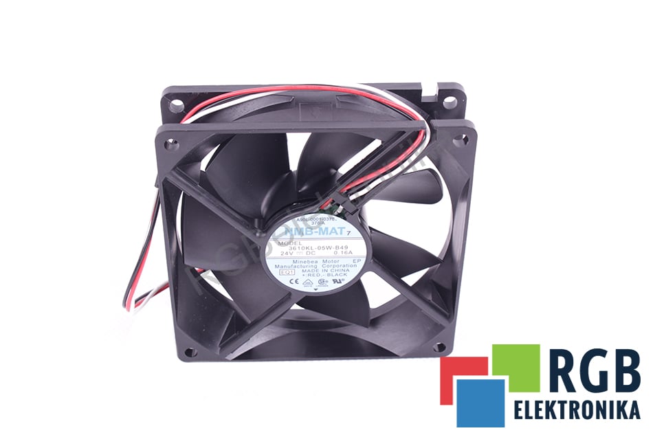 FANUC A90L-0001-0378 3610KL-05W-B49 VENTILADOR AXIAL 24V 92 MM 25 MM 92 MM 