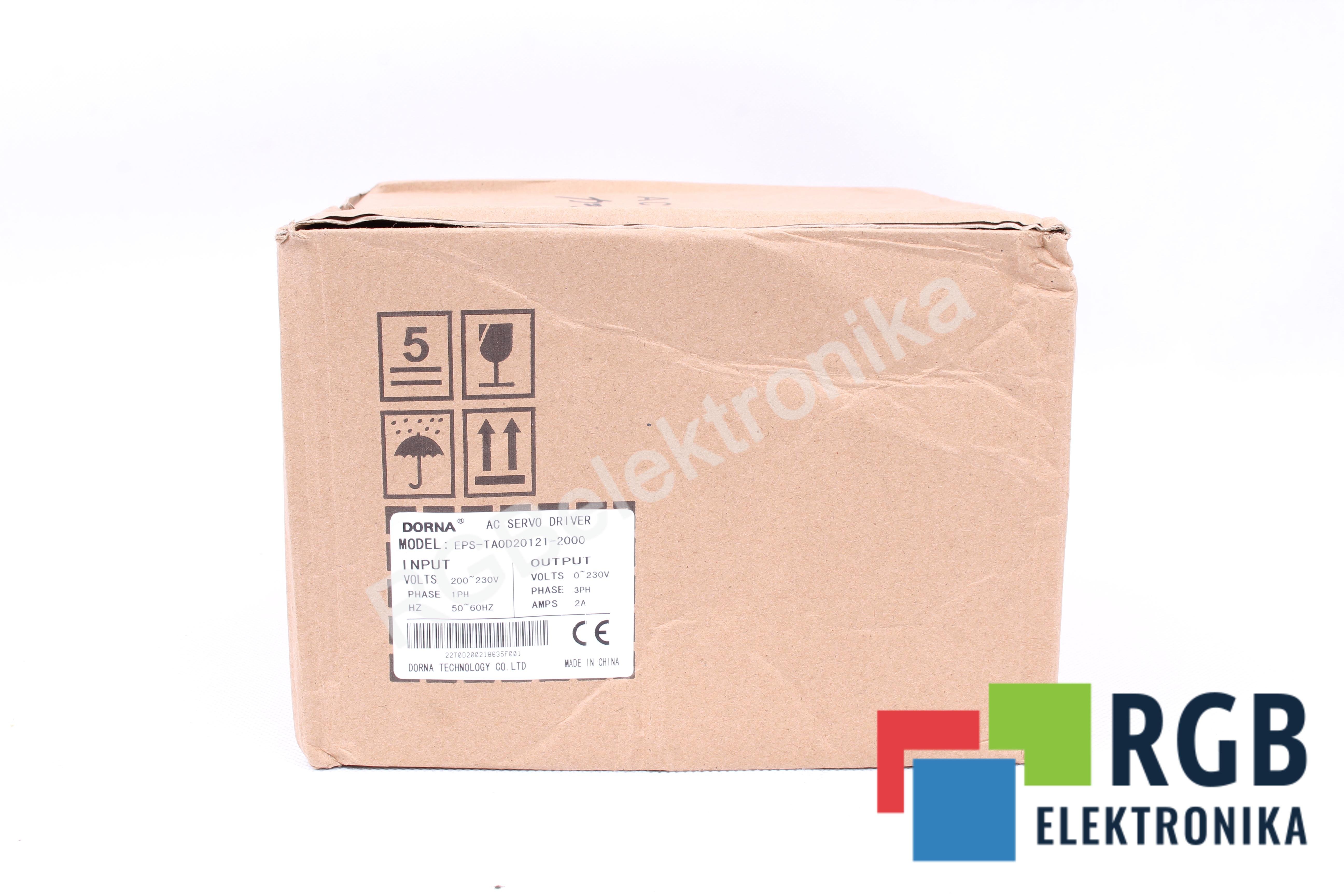 AC SERVO DRIVER EPS-TA0D20121-2000 0-230V 2A DORNA