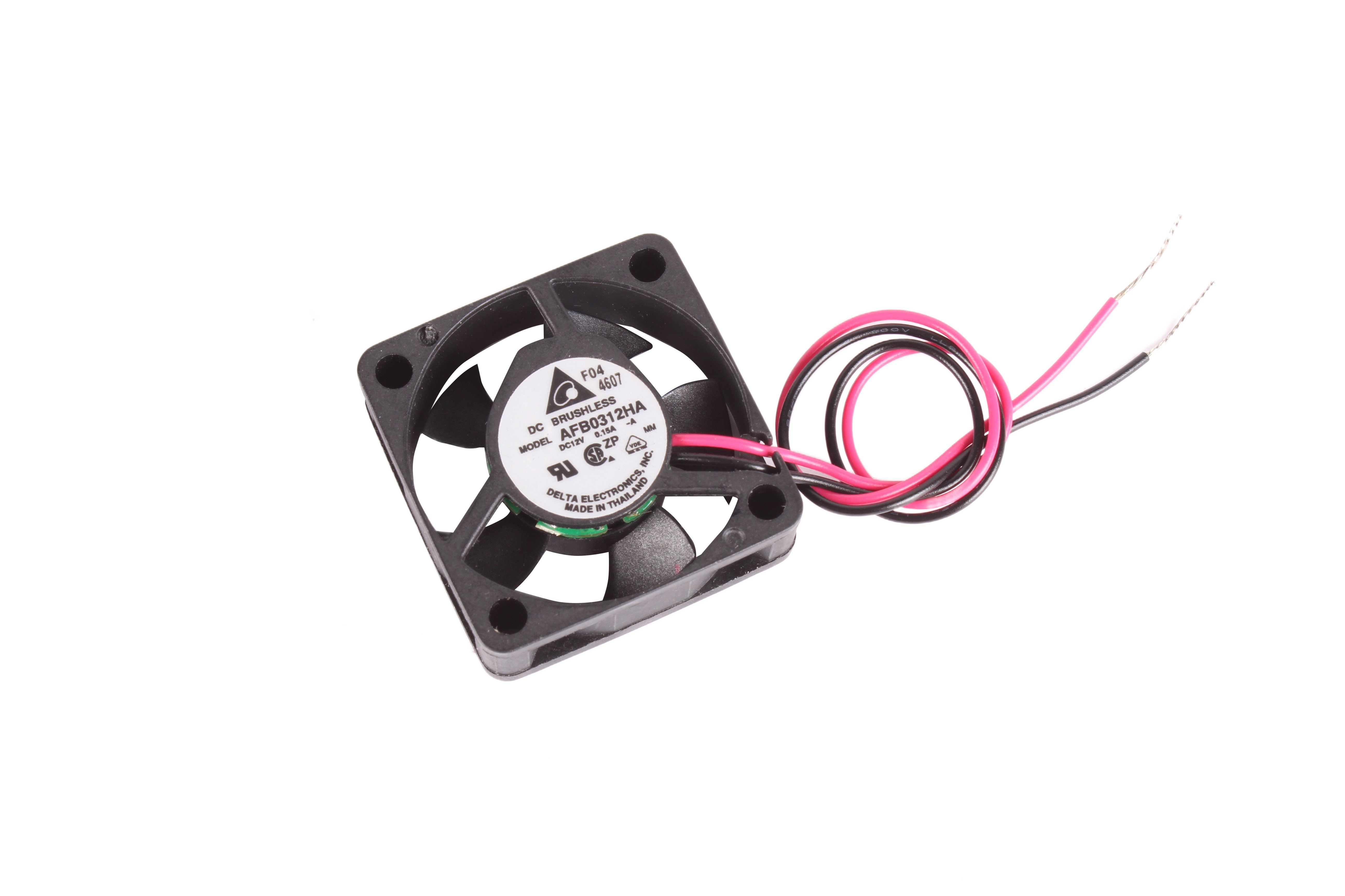 DELTA ELECTRONICS AFB0312HA 30X30X10MM 12VDC 0.15A AXIALGEBLÄSE 12V 015A 30 MM 10 MM 30 MM 