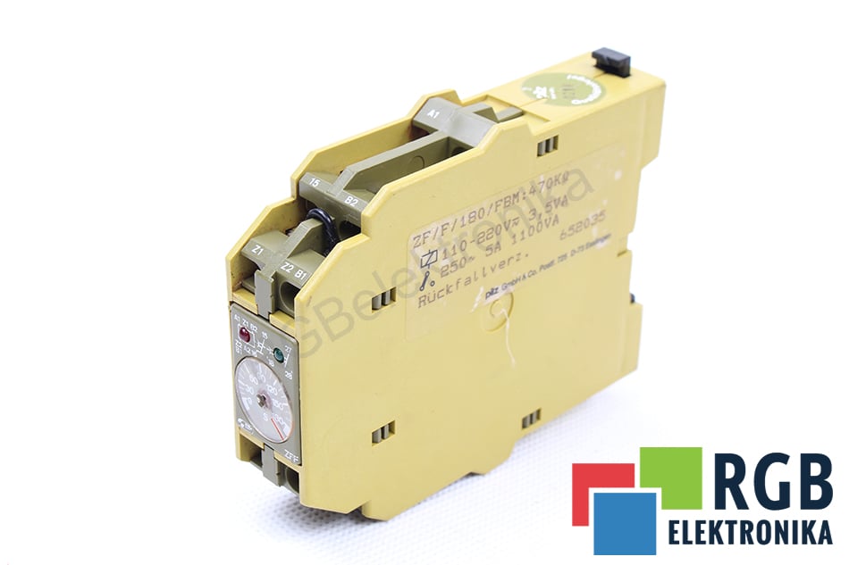 PILZ ZF/F/180/FBM:470KOHM 652035 RELÉ DE SEGURIDAD 