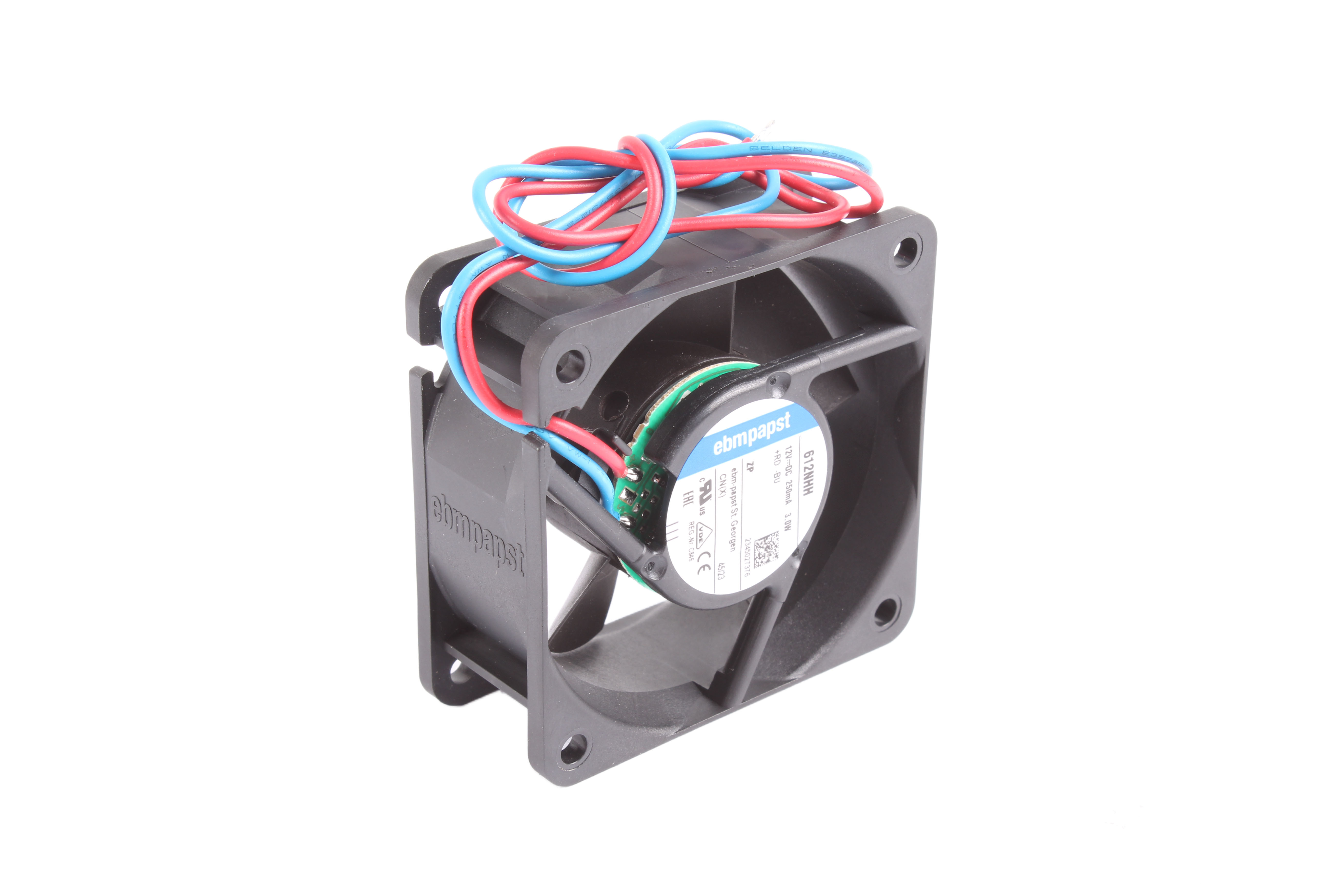 EBM PAPST 612NHH 60X60X25MM 12VDC 3W AXIAL FAN 12V 60 MM 25 MM 60 MM 