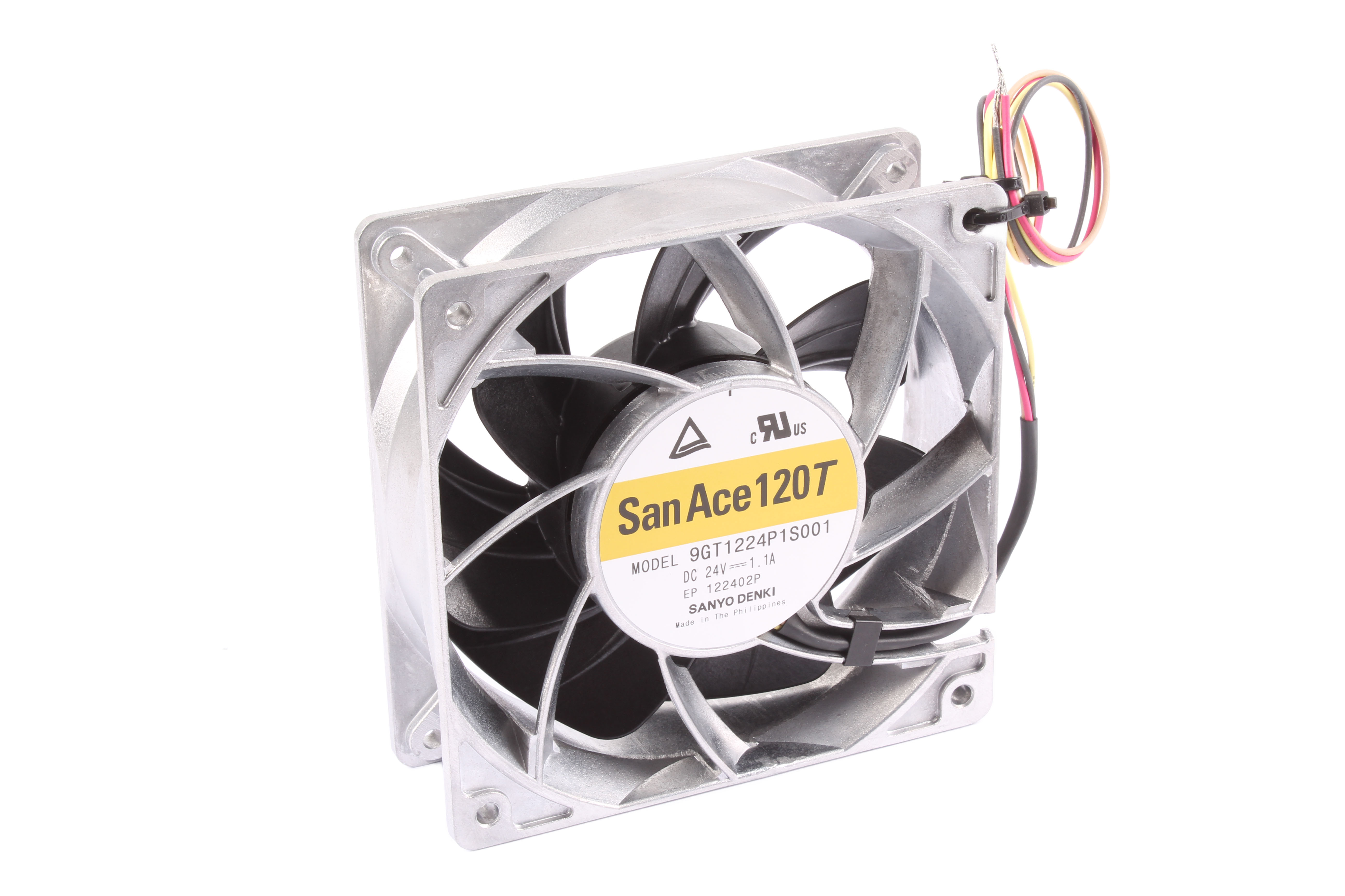 SANYO DENKI 9GT1224P1S001 120X120X38MM VENTILATORE ASSIALE 24V 1.1A 120 MM 38 MM 120 MM 