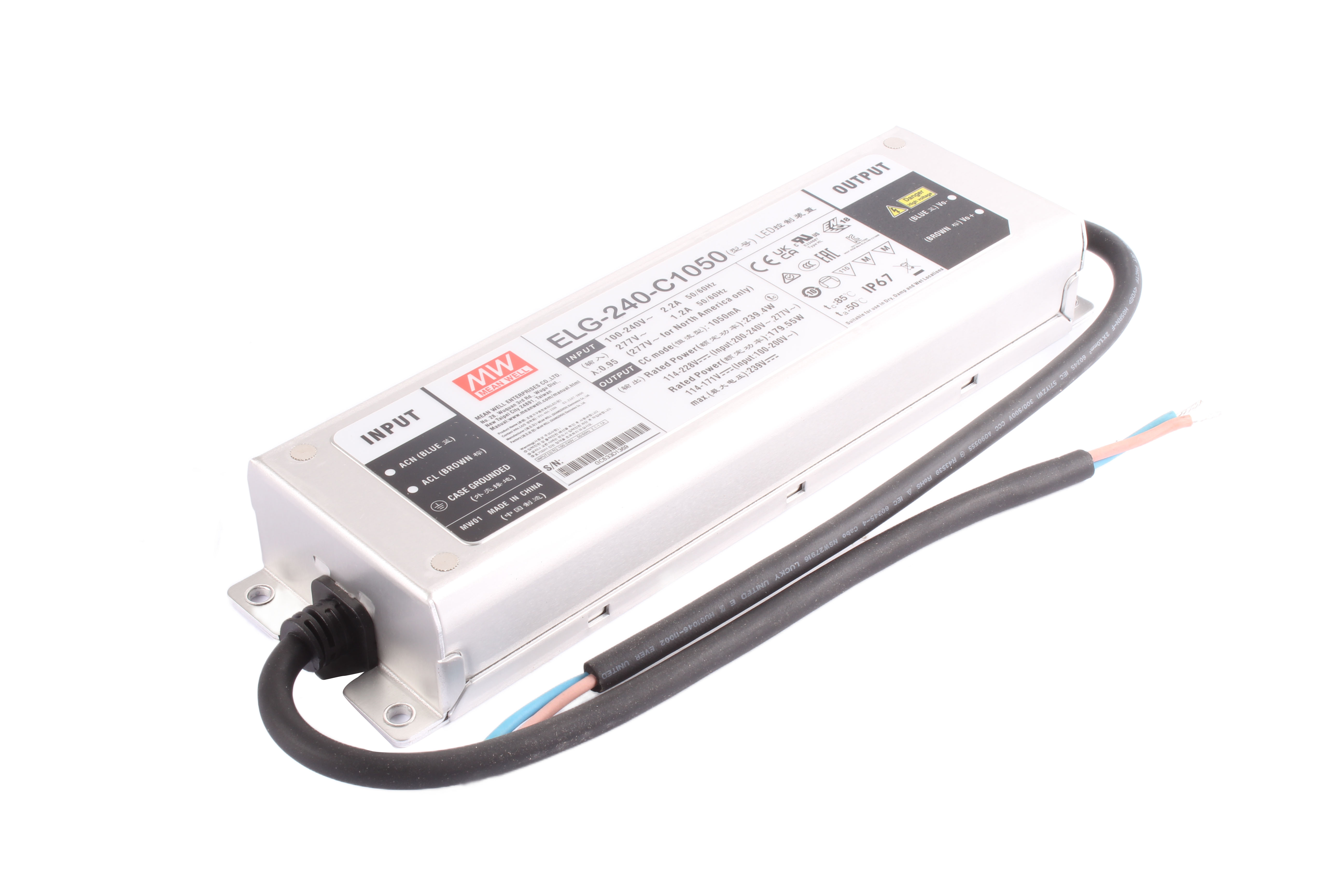 MEAN WELL ELG-240-C1050 BLOC DALIMENTATION 240V 