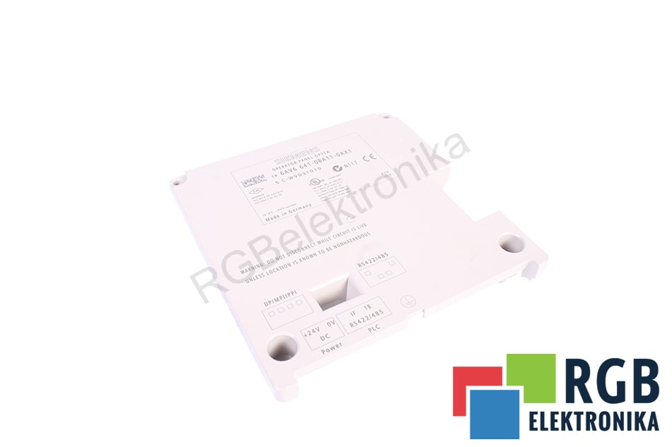 SIEMENS 6AV6641-0BA11-0AX1 BACK COVER OBUDOWA PANELI OPERATORSKICH OBUDOWA 