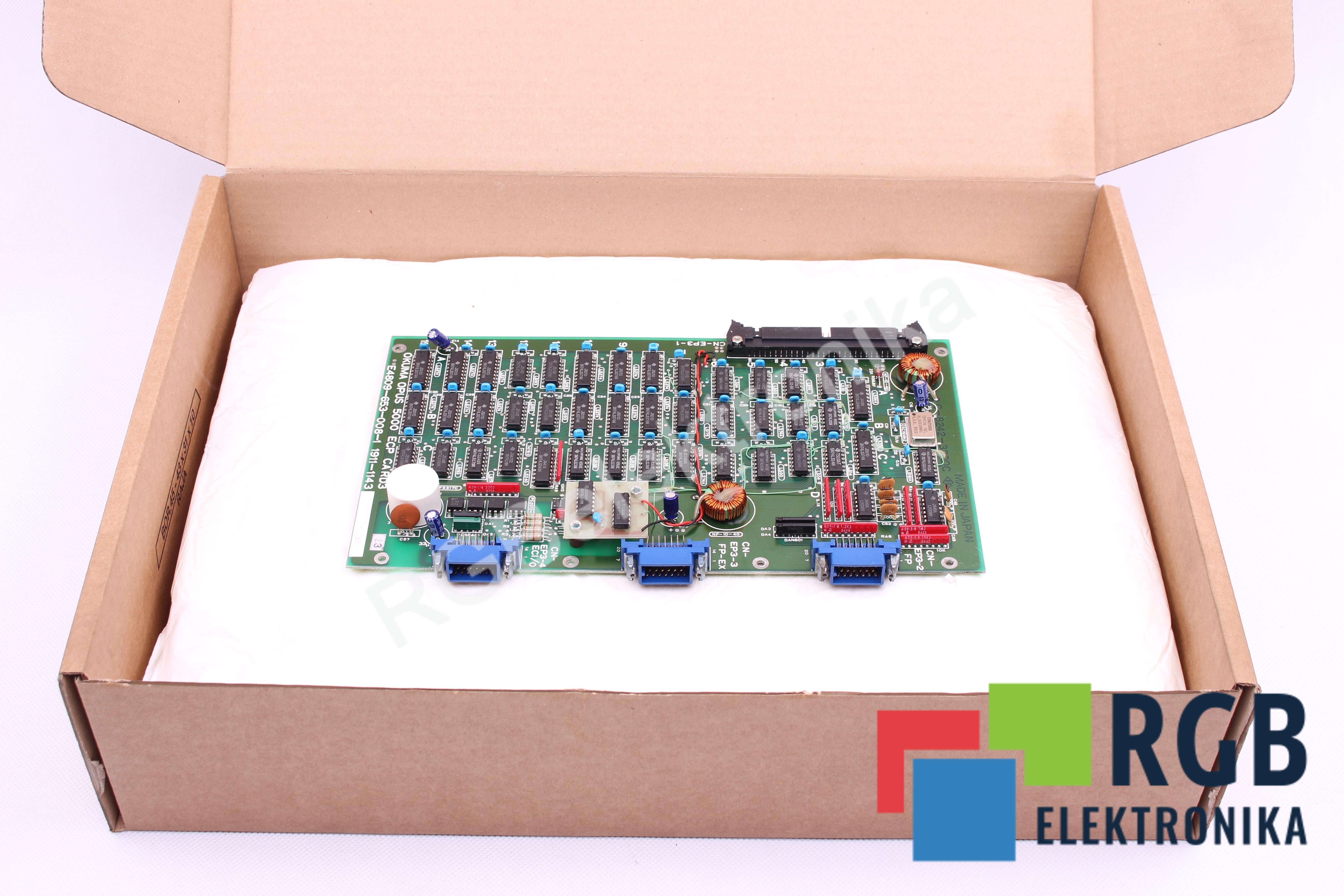 OKUMA E4809-653-008-1 1911-1143 OPUS 5000 ECP CARD 3 EXPANSION MODULE 