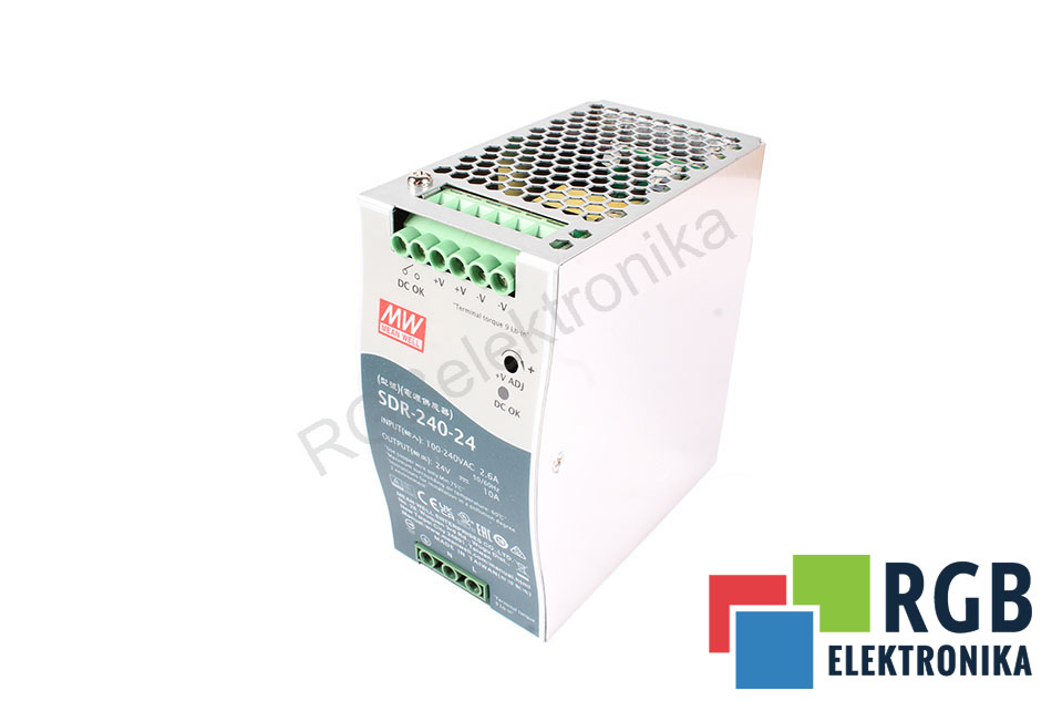 SDR-240-24 MEAN WELL ZASILACZ DIN AC/DC 240W